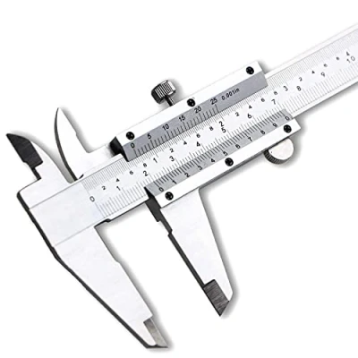 Obrázek Spurtar posuvné měřítko 150 mm, analogové 0,02 mm / 0,001 palců přesnost s aretačním šroubem pro domácnost a průmysl Měření mm/palce dvojitá stupnice