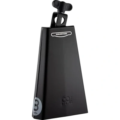 Obrázek Meinl Percussion Headliner Timbales Cowbell velmi velký diophon délka 8 palců montovatelný práškově lakovaná ocel, černý (HCO2BK)