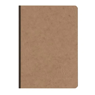 Obrázek Clairefontaine 79546C sešit A5, len, Age Bag, linkovaný, 96 listů, hnědý