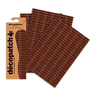 Obrázek Decopatch Papier No. 680 (braun Schokolade, 395 x 298 mm) 3er Pack