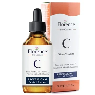 Obrázek 30 ml. sérum s bio vitamínem C a Vit. E. Pleťové proti vráskám, skvrnám, rozjasnění anti aging kyselinou hyaluronovou, také pro kontury očí. Recyklovatelný PET obal. Vegan