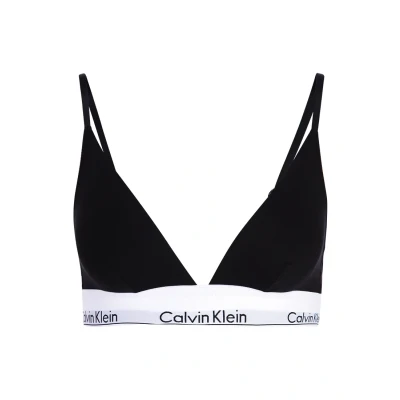 Obrázek Calvin Klein Dámská Triangel podprsenka Triangle Unlined bez podšívky, černá