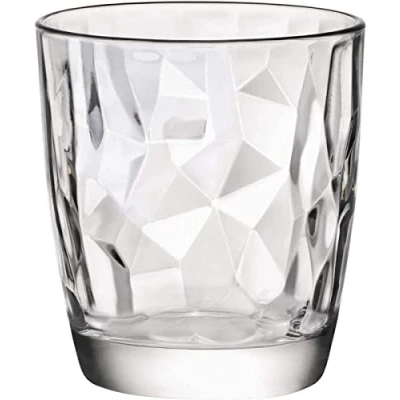 Obrázek Bormioli Rocco 350200 Diamond Trasparente sklenice, sklenice na vodu, šťávu, 305 ml, sklo, průhledné, 6 kusů