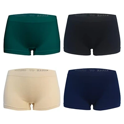 Obrázek Libella Balení 6 ks dámských boxerek Panties z mikrovlákna bez bočních švů 3908, 4 * vícebarevné 2, 34 36