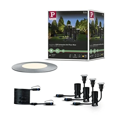 Obrázek Paulmann 93649 Plug &amp; Shine LED venkovní světlo Floor Mini 3dílná doplňková sada IP67 3000K 3x2,5W 24V 93949 osvětlení k zabudování do podlahy