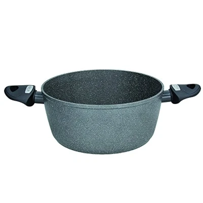 Obrázek Tognana Mythosl Kochtopf mit 2 Griffen, 24 cm, Aluminium, Grau