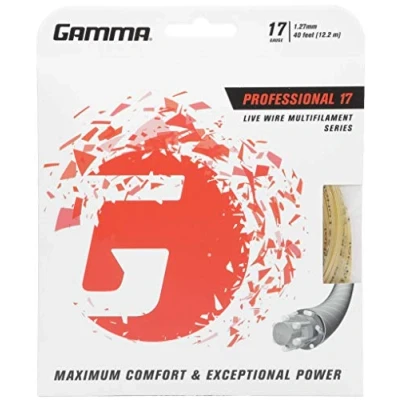Obrázek GAMMA Professional 17 sada tenis struna, přírodní, s