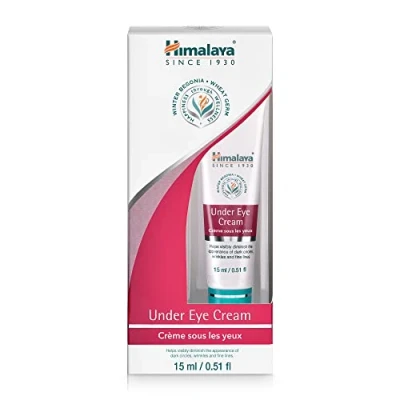 Obrázek Himalaya herbal Under Eye Cream helps Diminish dark circles, wrinkles, fine lines, Nourishes and moisturizes anti aging, wrinkle natural extracts, Suitable for all skin types 15 ml