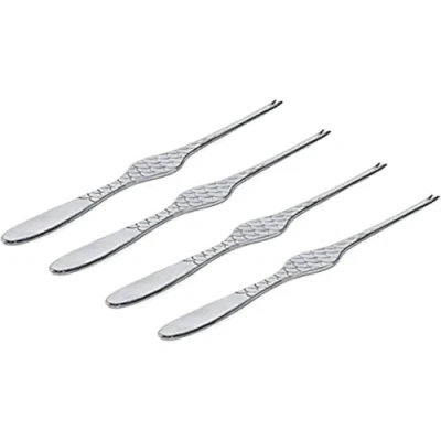 Obrázek Alessi FM23/43S4 Colombina Fish sada skládající se z čtyři Hummer tužkami ušlechtilá ocel 18/10 leštěná