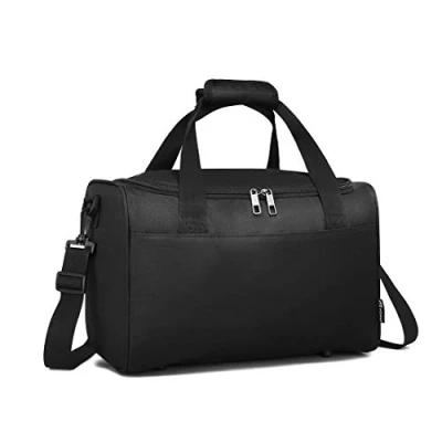 Obrázek KONO Ryanair Handgepäck 40x20x25 Tasche für Flugzeug Reisetasche Gepäck Weekender Große Maximal Herren und Damen mit Schultergurt (Schwarz)