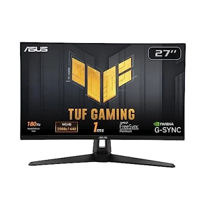 Obrázek ASUS TUF Gaming VG27AQ3A 27 palců WQHD Monitor 180 Hz, 1ms GtG, G Sync, FreeSync, ELMB, GameFast Input , HDR10 Fast IPS Panel, 16: 9, 2560x1440, DisplayPort, HDMI, Speaker, černý, 27&quot;
