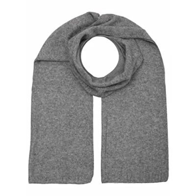 Obrázek Zwillingsherz Šála ze 100% kašmíru kvalitní pletená šála Classic Uni Design dámy ženy XXL šátek na krk dámská přechodná teplá měkká pletené zboží jaro podzim zima, Světle šedá