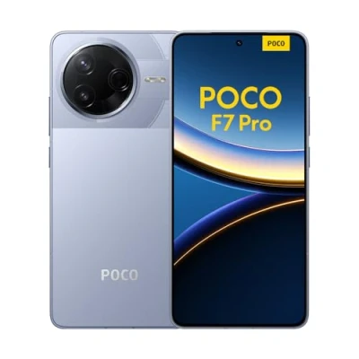 Obrázek Xiaomi Smartphone Poco F7 Pro, 12+512GB, modrý, mobilní telefon bez smlouvy, 50 MP, 120Hz AMOLED displej, procesor Snapdragon procesor, 6000mAh baterie, 90W HyperCharge, HyperAI, Dual SIM
