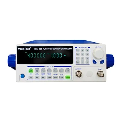 Obrázek PeakTech Funkční generátor 10 µHz 3 MHz se 10W výkonovým zesilovačem / dálkovým ovládáním přes USB FM, AM, PM, PWM, FSK modulace, 1 kus, P 4055 MV