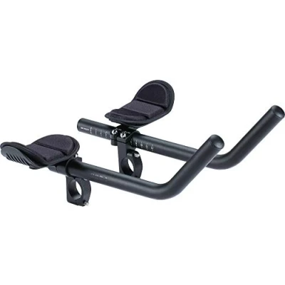 Obrázek BBB Cycling Aero Bars Maximální aerodynamika řídítka jízdního kola Hliníková Jízdní kolo Nástavec na Extra dlouhé J Bend loketní Opěrka pro závodní Triatlon řídítek Protiskluzová