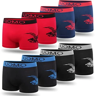 Obrázek L&amp;K Balení po 10 kusech pánské retro šortky boxerky mikrovlákno v různých modelech 1209, 1209 adler 8er