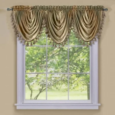 Obrázek Achim Home Furnishings Ombre Waterfall Valance