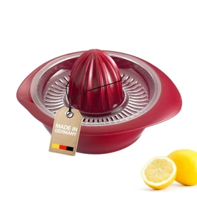 Obrázek Westmark Lis na citrusy s nádobkou, průměr: 18,7 cm, objem: 350 ml, plast, limetta, červená, 3091227R