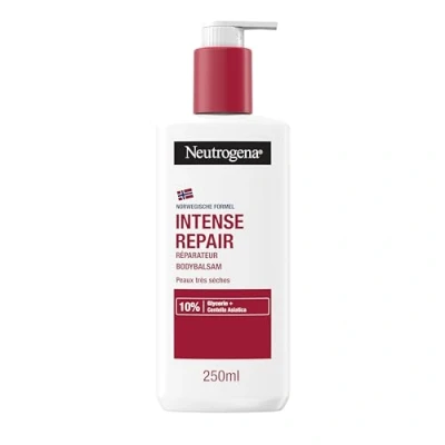 Obrázek Neutrogena Norská receptura Intense Repair regenerační balzám na tělo CICA (250 ml), hydratační, nemastný s glycerinem &amp; Centella Asiatica pro velmi suchou, drsnou pokožku