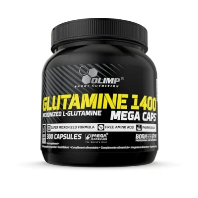 Obrázek OLIMP Antitikataboliken L glutamine Mega Caps (300 kapslí). Doplněk stravy s vysoce kvalitním glutaminem 300 kusů (balení 1 ks)