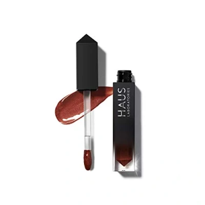 Obrázek HAUS LABORATORIES By Lady Gaga: LE RIOT Lip Gloss High Shine, Lightweight Available in 18 barev, Shimmer &amp; Sparkle, Comfortable Wear, Vegan Cruelty Free 0.17 oz