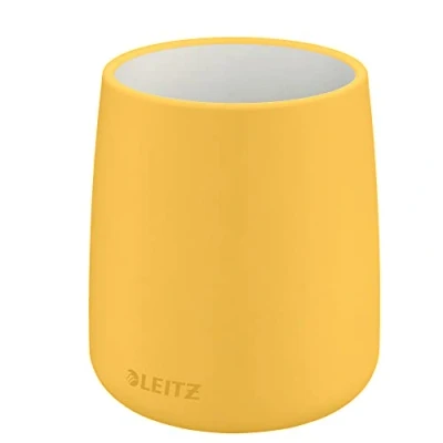 Obrázek Leitz Kapsy na tužky, držák tužky z keramiky, teplá žlutá, Cosy, 53290019