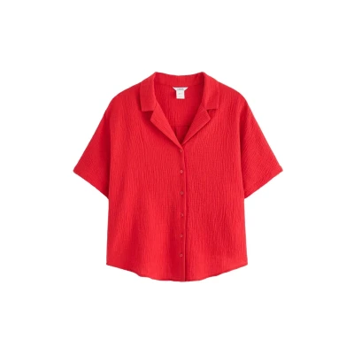 Obrázek Lindex MOM Crinkled Košile, Ženy, Velikost: 34, Dark red