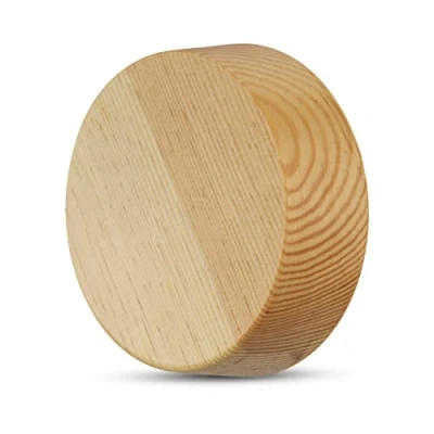 Obrázek REV Baldachýn, stropní rozvodná krabice z pravého dřeva kulatá Ø 84 mm x 30 mm, borovice