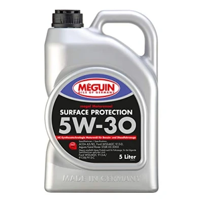 Obrázek Meguin Megol Surface Protection SAE 5W 30 5 L Syntetická technologie motorového oleje Č. výr.: 3192