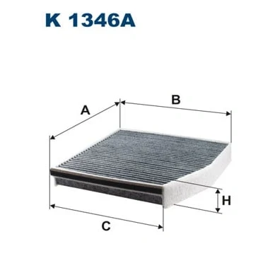 Obrázek Filtr, vzduch do interiéru FILTRON K1346A