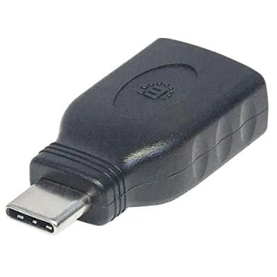 Obrázek Manhattan 354646 USB 3.1 typ A zdířka na konektor typu C (G1) černá