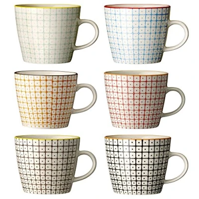 Obrázek Bloomingville Cozy hrníčky sada 6 ks, keramika, kusů (balení 1 ks),