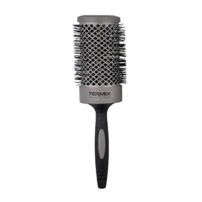 Obrázek Termix Evolution Basic. Tepelný kulatý kartáč na vlasy s ionizovaným vysoce výkonným vláknem, speciálně pro středně husté vlasy. Průměr: 60 cm. Ø šedá