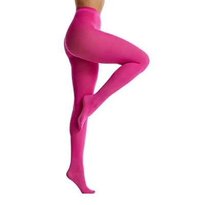 Obrázek Frola Pouze dámské punčocháče 80 Den neprůhledné mikrovlákno měkké punčochy, Fuchsia Fedora