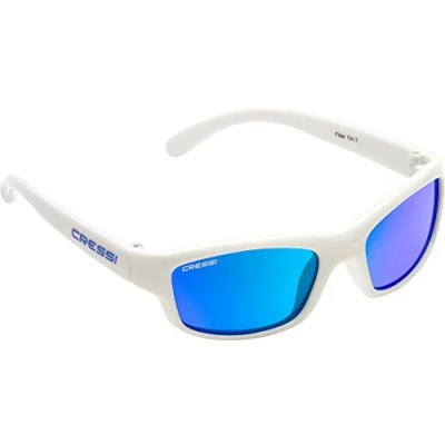Obrázek Cressi Swim dětské Jogi Kid&#039;S sluneční brýle, bílé/čočky modré, 2/6 let
