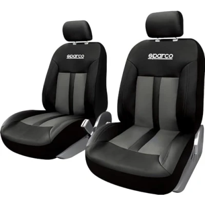 Obrázek SPARCO SPC1018GR potahy sedadel šedé, model S LINE, sada 2