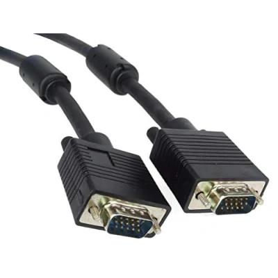 Obrázek PremiumCord VGA kabel monitoru 15 m, M/M, HQ (koaxiální), SVGA Video Monitor koaxiální pro FULL HD 1080p, DDC2, černý