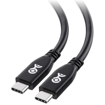 Obrázek Cable Matters USB4 Kabel mit 40Gbps Daten, 8K Video und 240W Ladeleistung in 0,3 Meter USB 4 voll kompatibel C, Thunderbolt 3