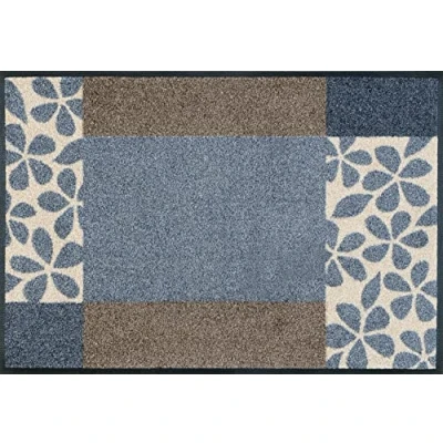 Obrázek wash+dry Rohožka, Florita grey 50 x 75 cm, uvnitř a venku, pratelná