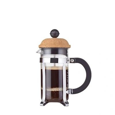 Obrázek Bodum Chambord Kaffeebereiter 3 Tassen, Glas, Transparent/Kork, 7.5 cm