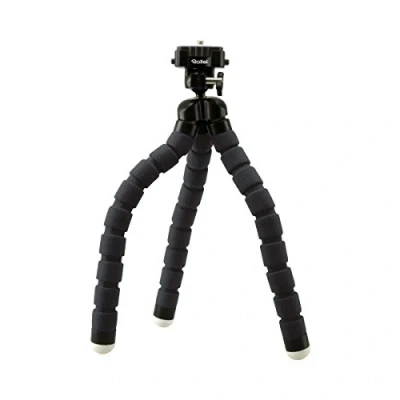 Obrázek Rollei Monkey Pod ohebný mini stativ s flexibilními nohami, max. výška 27 cm vč. kulové hlavy, protiskluzovými gumovými nožkami a rychloupínací deskou černý