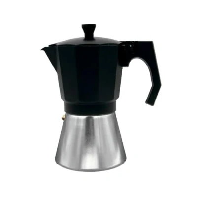 Obrázek Bastilipo 66848 italienische kaffeemaschine induktion, Aluminium, 12 Cups, Schwarz