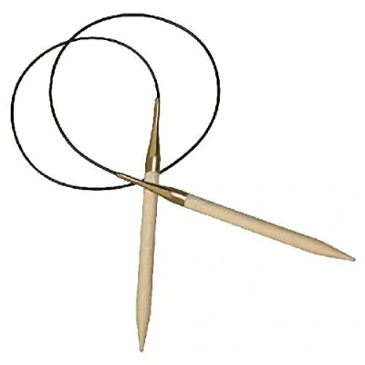 Obrázek KnitPro K35355 kruhová pletací jehla, březové dřevo, hnědá, 120 cm x 8 mm