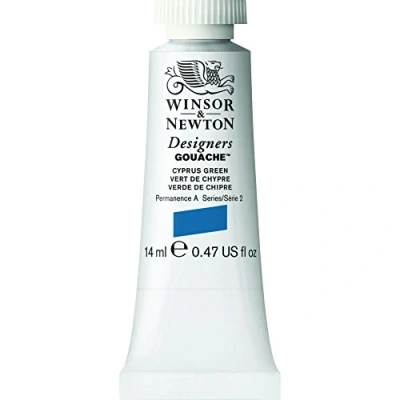 Obrázek Winsor &amp; Newton 605452 Designer kvaš oranžový lak hluboký, tuba 14 ml matné krycí barvy kvaše, ideální pro kvašové malířství, brilantní, stálobarevné s velkou silou