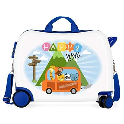 Obrázek Roll Road Little Me Kinder Koffer Mehrfarbig 50x38x20 cms Hartschalen ABS Kombinationsschloss 34L 2,1Kgs 4 Räder Handgepäck