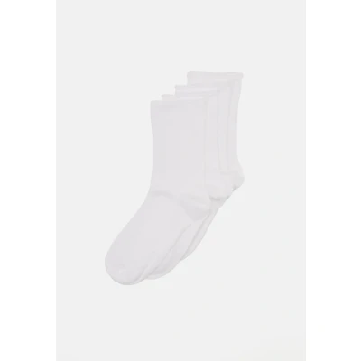 Obrázek Lindex ROLL EDGE 4 PACK Ponožky, Ženy, Velikost: 36 38, White