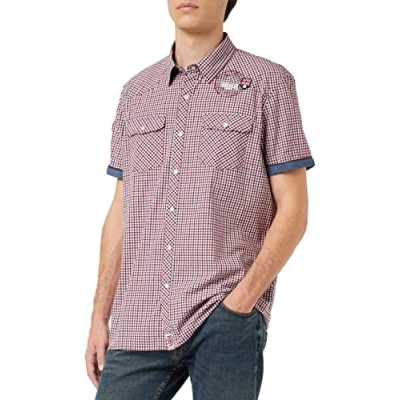 Obrázek Lonsdale Košile, Muži, Velikost: Large, Navy/red/white