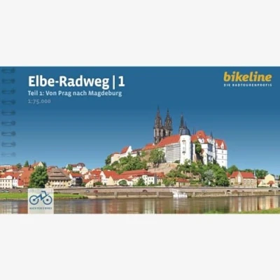 Obrázek Elbe Radweg: Von Prag nach Magdeburg, 1:75.000, 521 km, GPS Tracks Download, LiveUpdate (Bikeline Radtourenbücher)