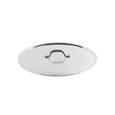 Obrázek Pentole Agnelli Family Deckel, Metall, Silber/schwarz, 26 cm