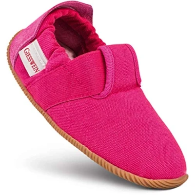 Obrázek GIESSWEIN Unisex Dětské Söll Slim Fit ploché domácí boty, Purpur